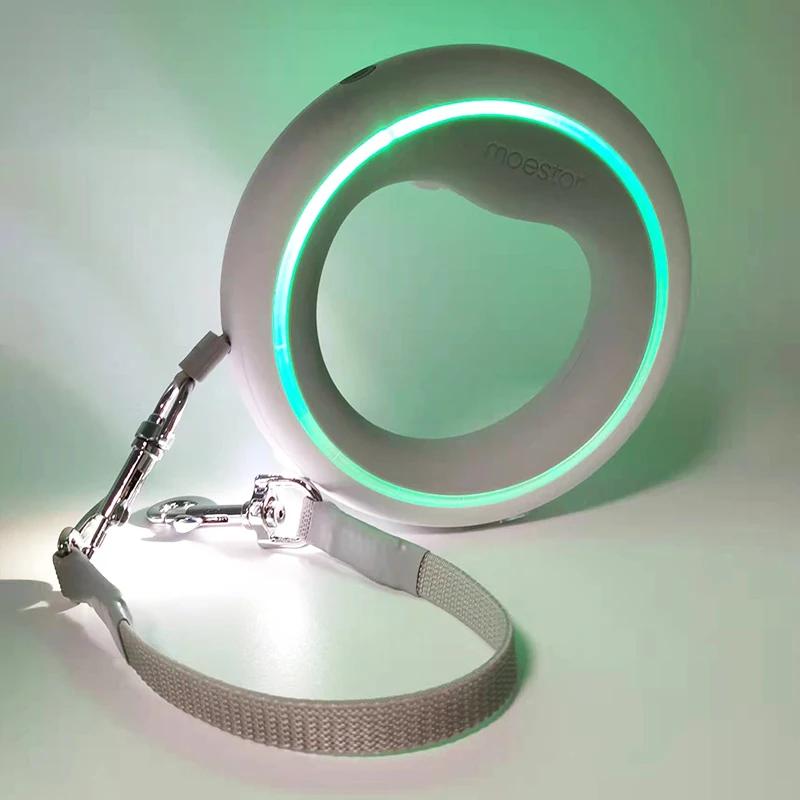 MOESTAR 2022 Laisse rétractable UFO pour animaux de compagnie 2 plus 3,0 m, laisse de traction flexi