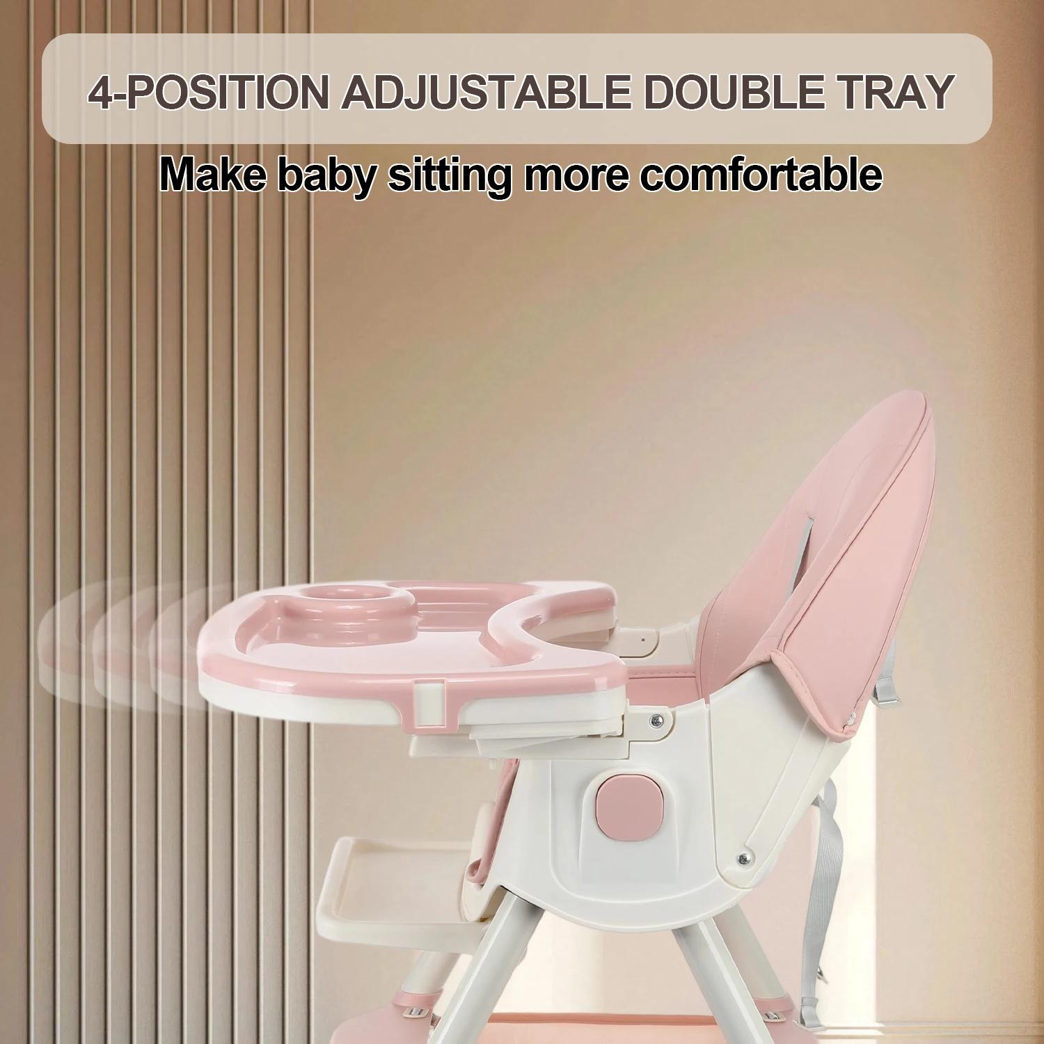 Chaises hautes 3 en 1 pour bébés et tout-petits, chaise haute/table et chaise d'apprentissage pour e