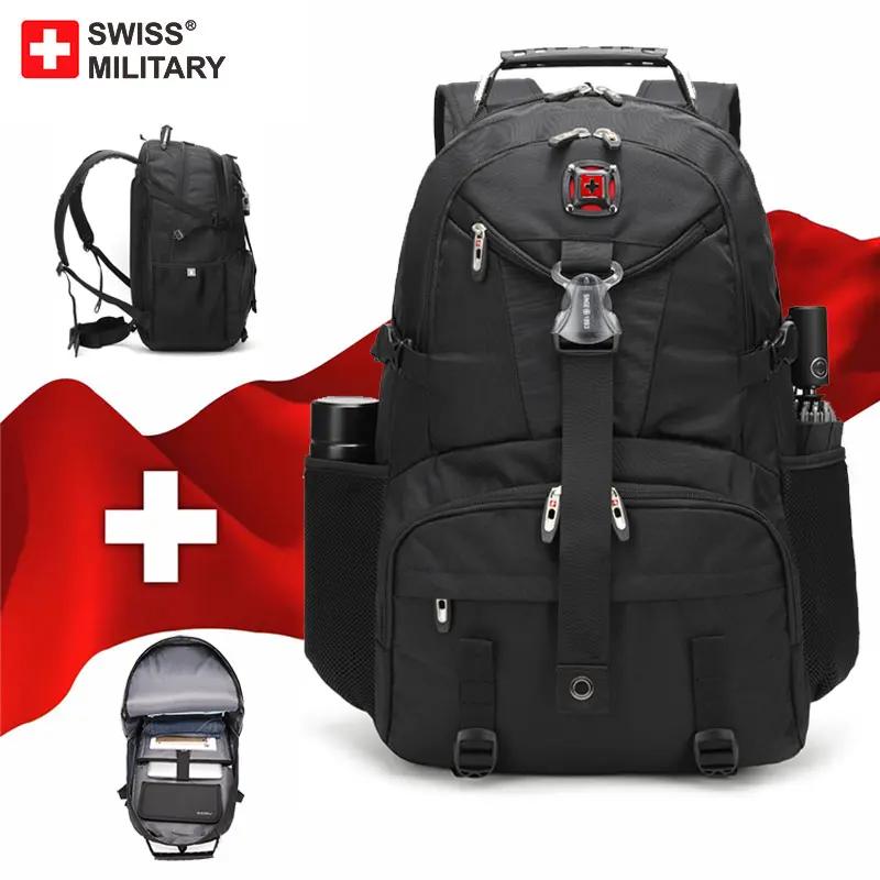SWISS MILITARY Nouveau sac multifonctionnel de grande capacité pour homme, sac à dos de voyage à la