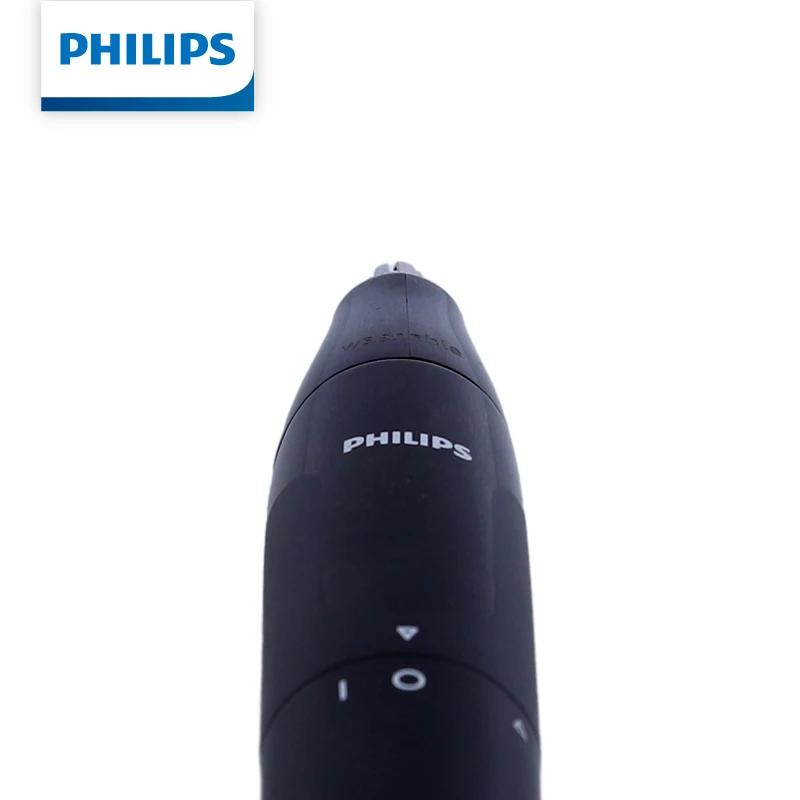 Tondeuse à nez Philips NT1620 pour hommes, lame rotative à 360 degrés, sans traction, lavable et res