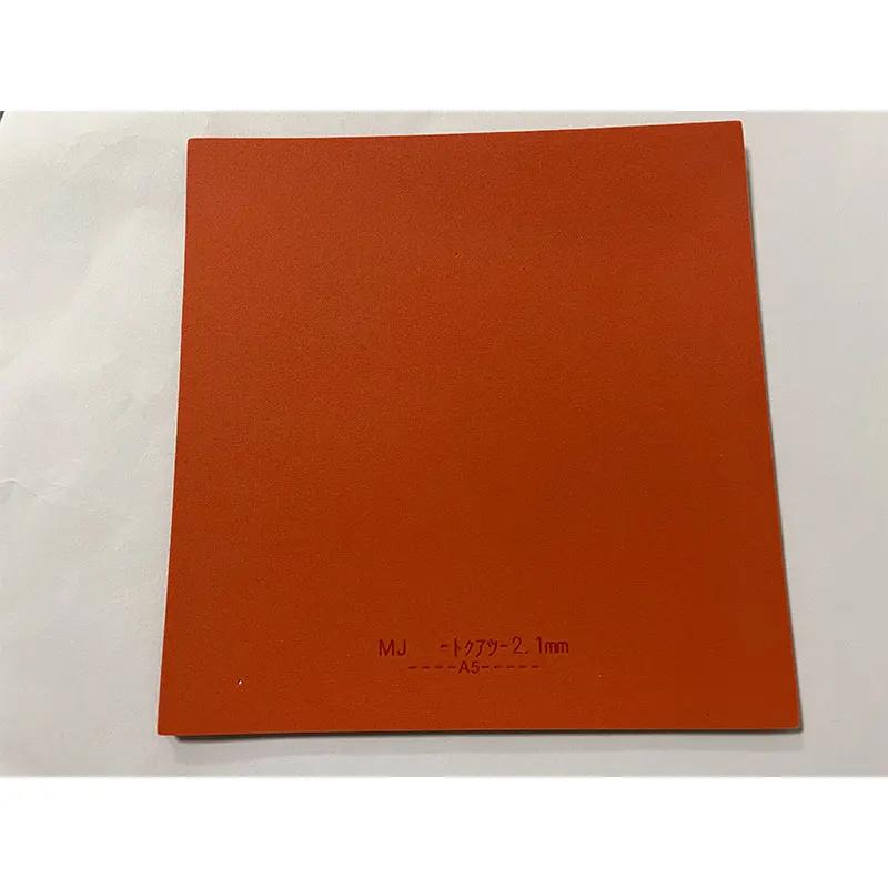 2 pièces vente haute qualité éponge rouge tennis de table lame en caoutchouc tennis de table tennis