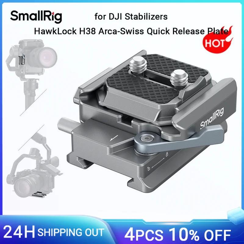 SmallRig HawkLock H38 Arca-Swiss plaque de dégagement rapide pour DJI RS 4 / RS 4 Pro / RS3 / RS 3 P