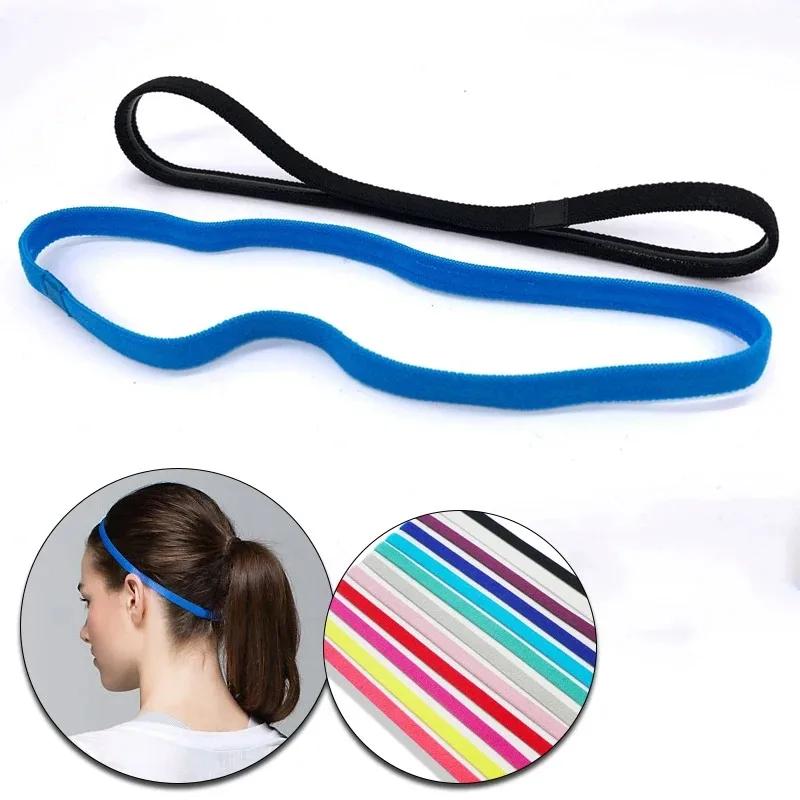 5 bandeaux cheveux sport anti-dérapants élastiques yoga football course femmes hommes unisexes