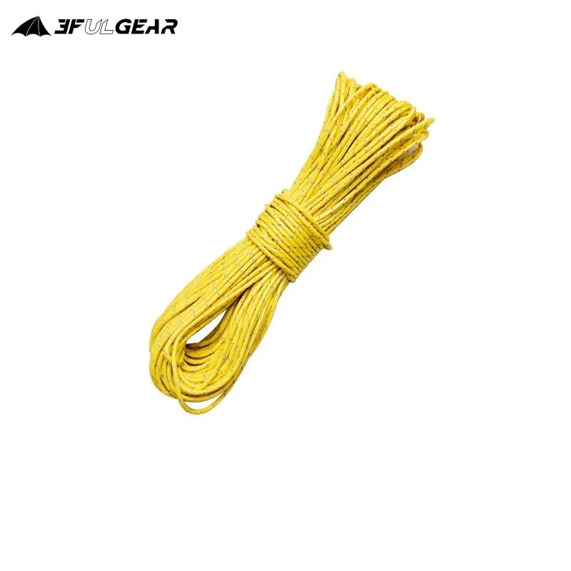 3F UL GEAR extérieur 1.5MM 20 mètres corde réfléchissante Dyneema tente de Camping corde à vent UHMW
