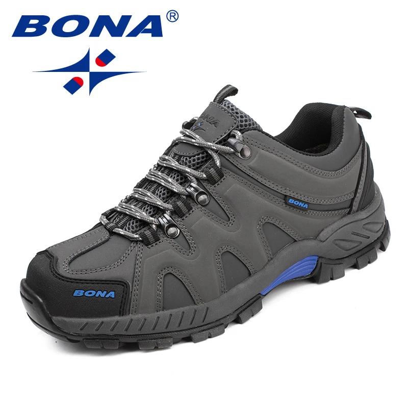 BONA nouveauté Style classique hommes chaussures de randonnée à lacets hommes chaussures de Sport en