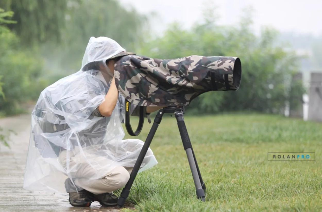 ROLANPRO XS housse de pluie imperméable pour Canon RF 100-500mm pour Sony 100-400mm manteau de pluie