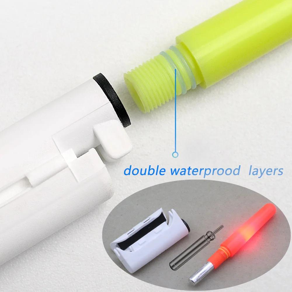 Flotteurs de pêche de nuit améliorés, lumière lumineuse CR425, ensemble de chargeur de batterie au L