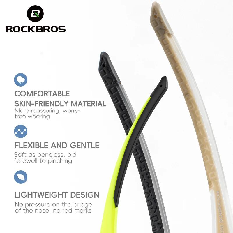 ROCKBROS lunettes de cyclisme lunettes de vélo légères sans cadre lentilles haute définition lunette