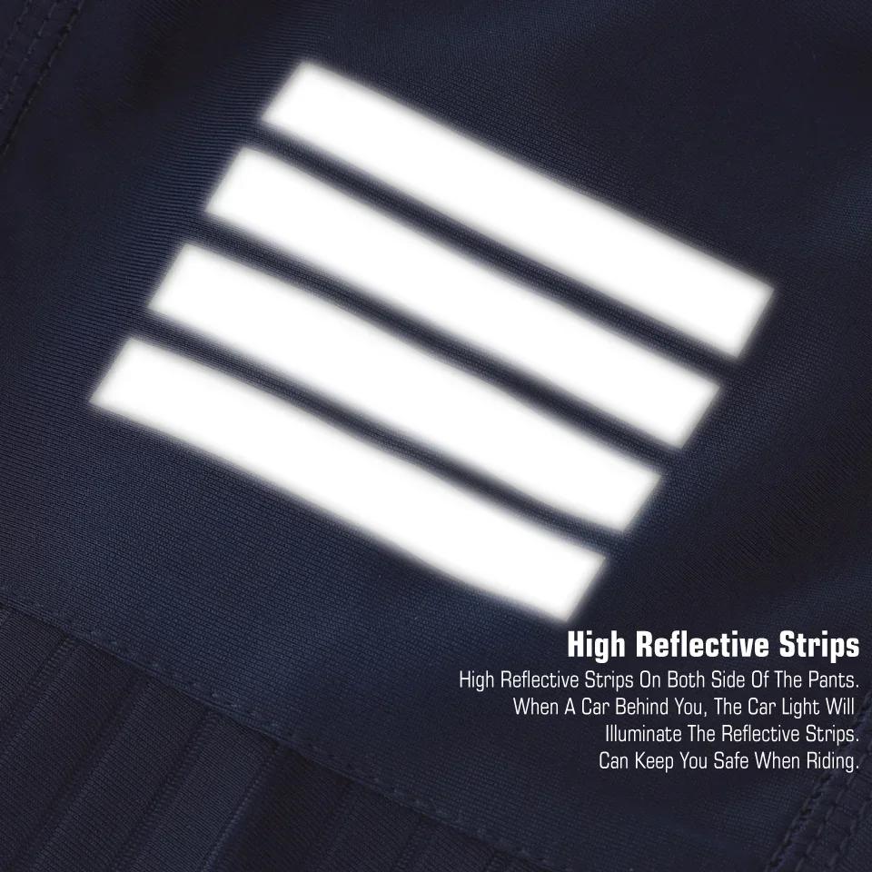 KEMALOCE hommes pantalons de cyclisme été et automne séchage rapide bleu/noir/gris Gel Pad vtt vélo