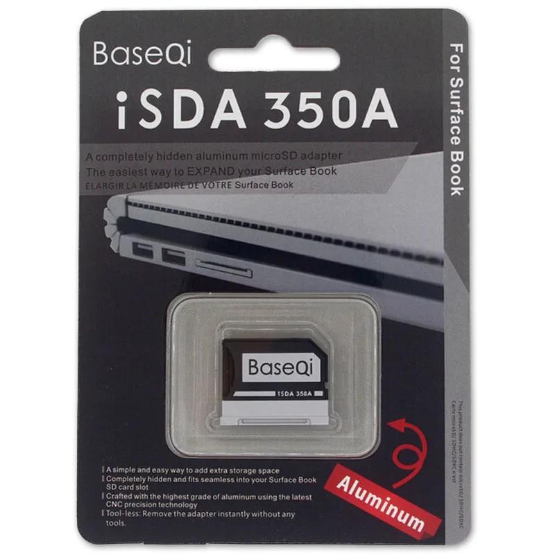 Adaptateur Micro SD BaseQi pour Microsoft Surface Book 1/2/3 13,5 pouces, Minidrive en aluminium 350