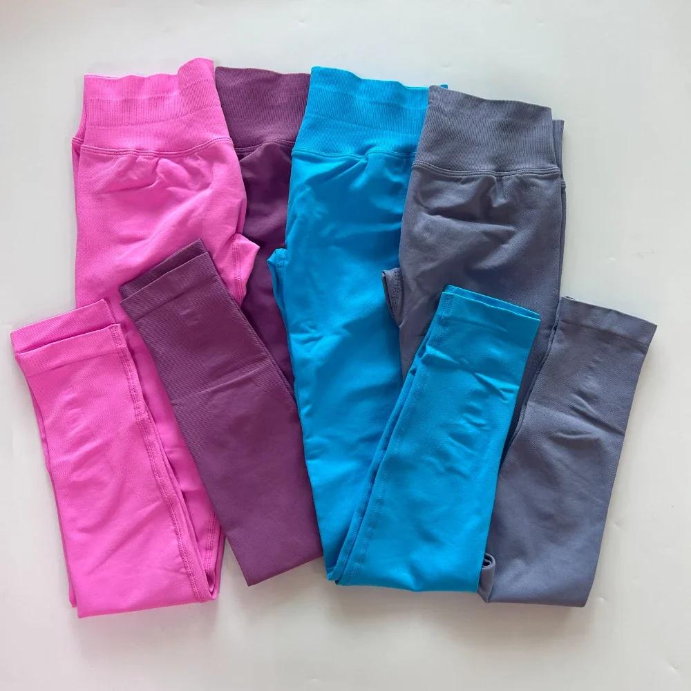 Pericic – Leggings de Yoga sans couture pour femmes, pantalons de sport, taille haute, bande côtelée