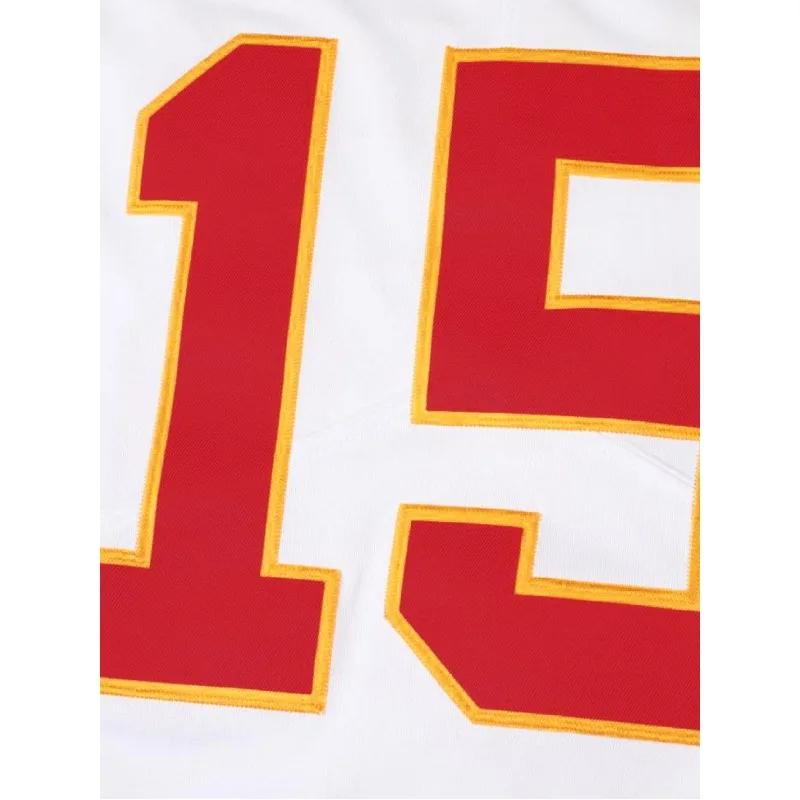 Maillot des Chiefs de Patrick Mahomes 2025 # 15 absorbe la sueur entraînement extérieur exercice uni
