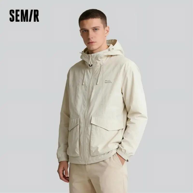 Veste UV Homme Semir 2026 à Capuche Coupe Ample Sensation Fraîche Style Couple Décontracté Tendance
