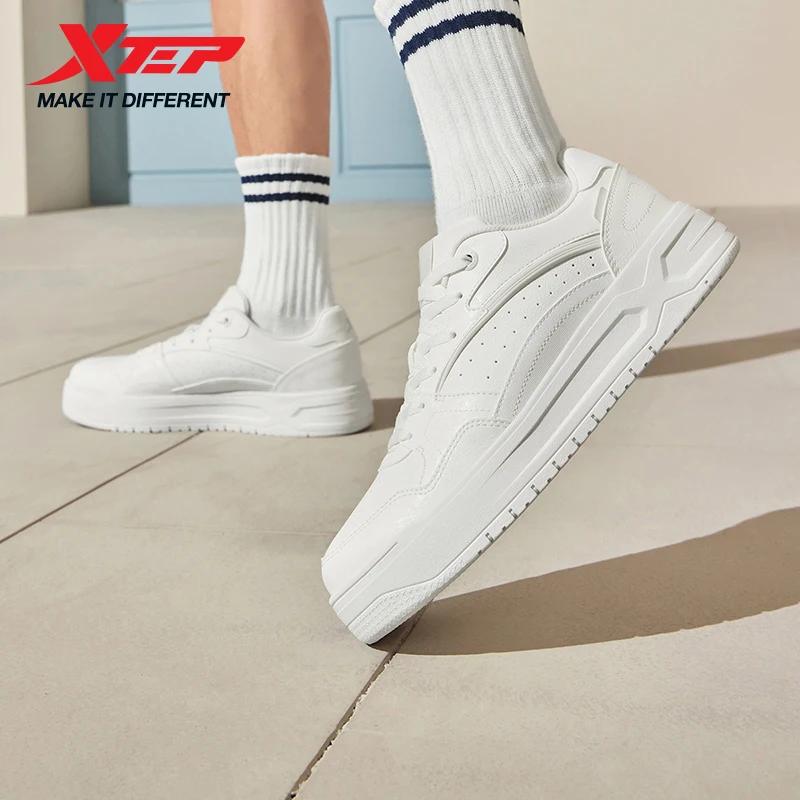 Xtep chaussures de skateboard 2025 été chaussures de sport légères semelle épaisse bas à la mode Sty