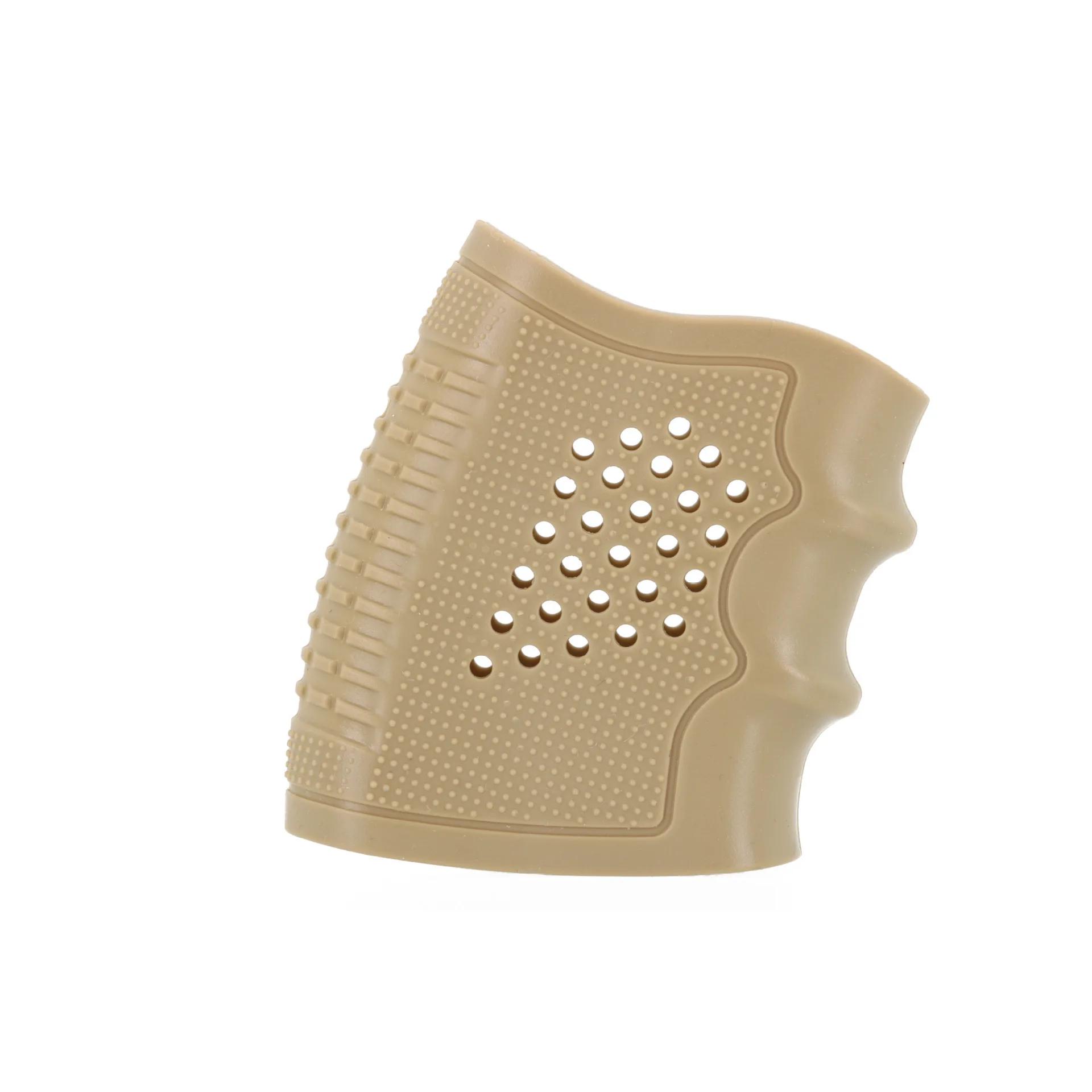 Manchon de couverture de gant de poignée en caoutchouc pour pistolet tactique, pistolets antidérapan