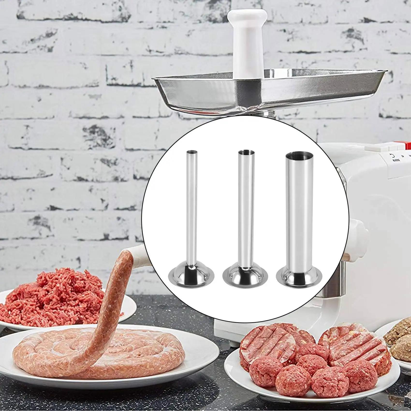 Tube de remplissage de saucisse en acier inoxydable, diamètre de la base 58mm, tube de remplissage,