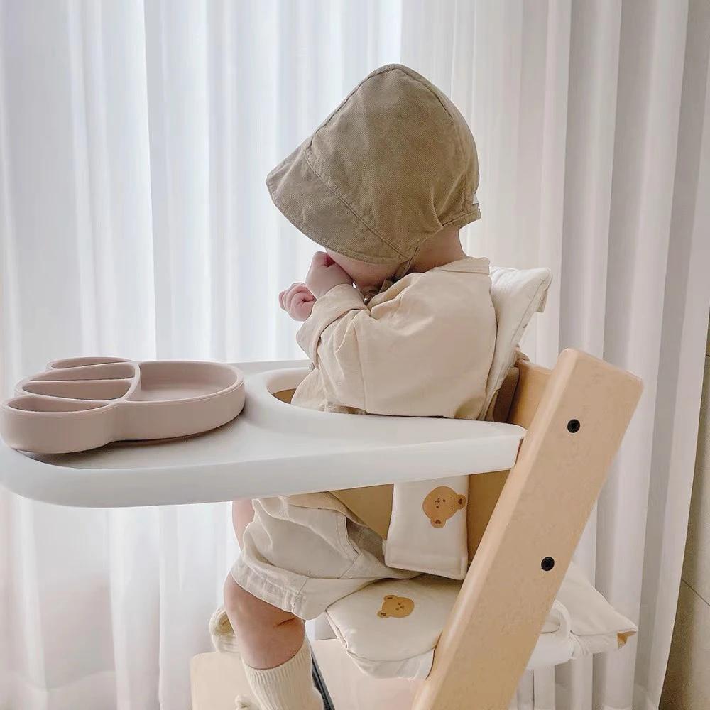 Coussin de chaise de salle à manger pour bébé, automne et hiver, Portable, antidérapant, intégré, ac