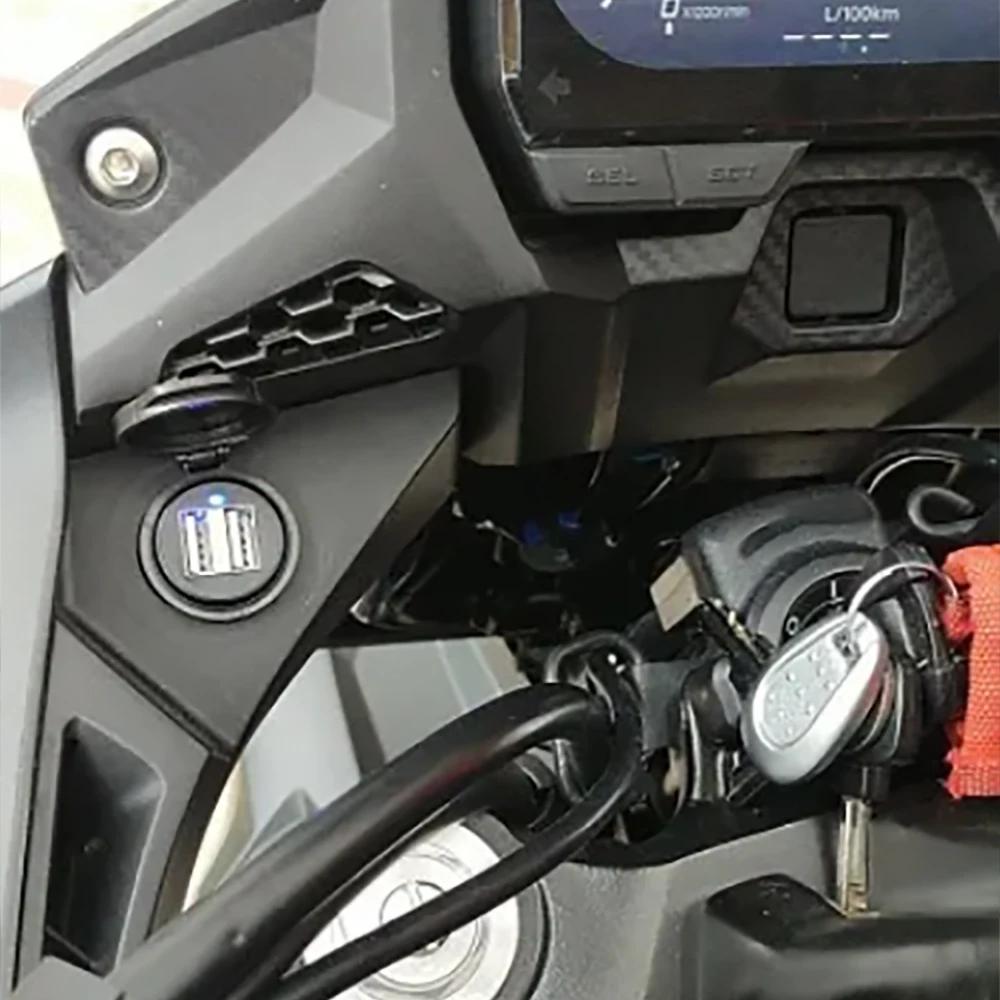 Chargeur rapide USB pour moto, accessoires de téléphone portable, prise adaptateur, citations, touri