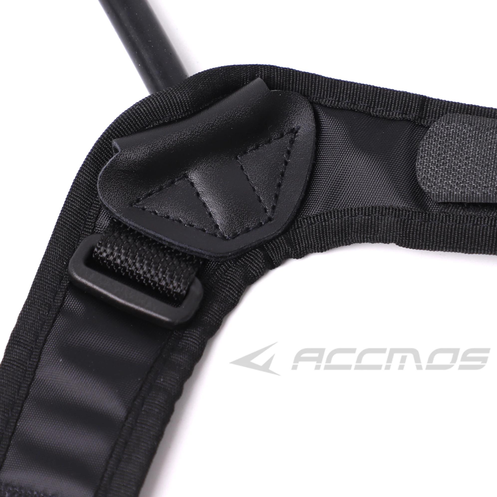 1 pièce Pince de tir à l'arc réglable avec sangle de poignet en cuir pour déclencheur de tir à l'arc