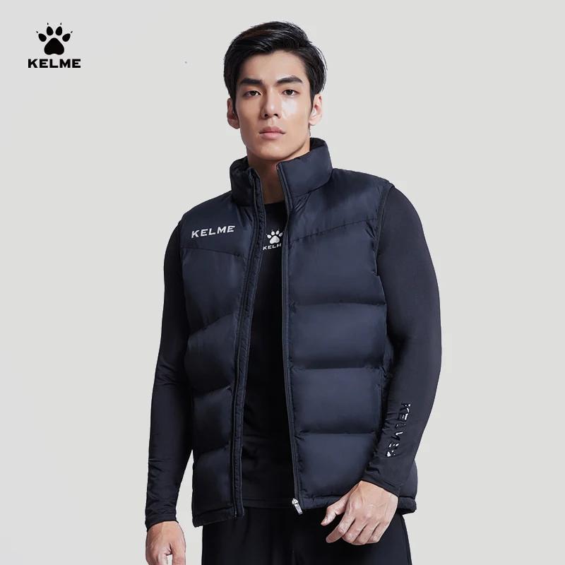 Veste coupe-vent imperméable homme KELME - Manteau sport hiver léger training extérieur col montant
