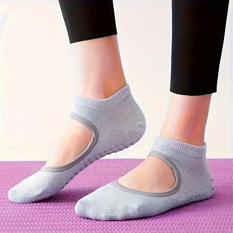 Chaussettes de Yoga professionnelles pour femmes, pour salle de sport, Sports d'intérieur et Fitness