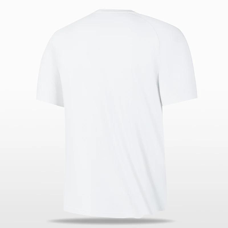 T-shirt de sport multicolore à manches courtes pour homme, maillot de gym respirant, chemise de fitn