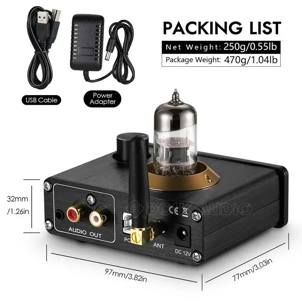 Douk – amplificateur de casque U4, Mini Tube Bluetooth 5.0, préampli Audio stéréo USB DAC, carte son