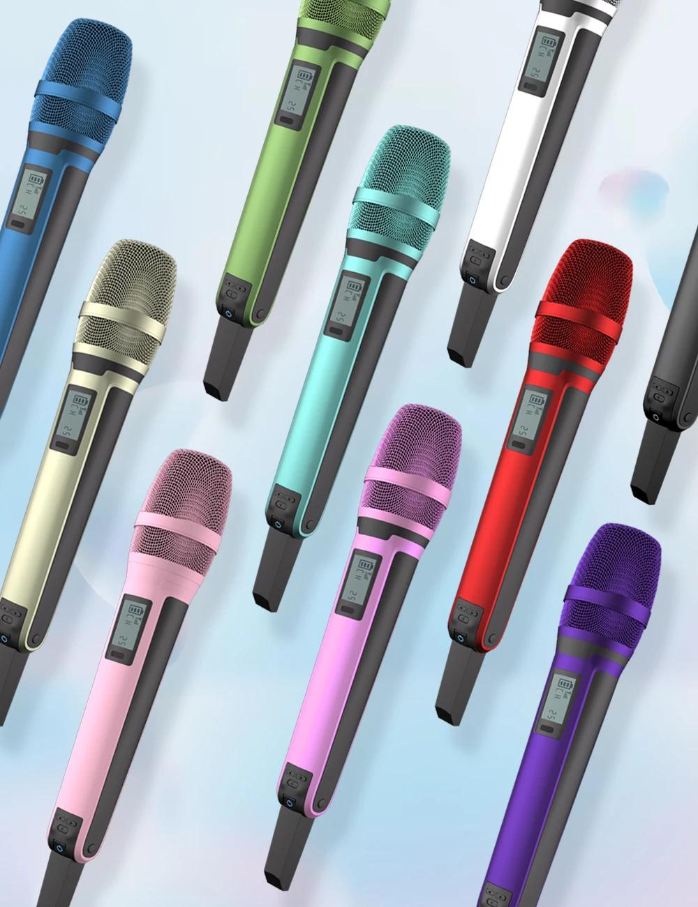 G-MARK SKM9000 Sans Fil Microphone Professionnel UHF Mort Réglable Métal Sheel Pour Paryt Show fuchs