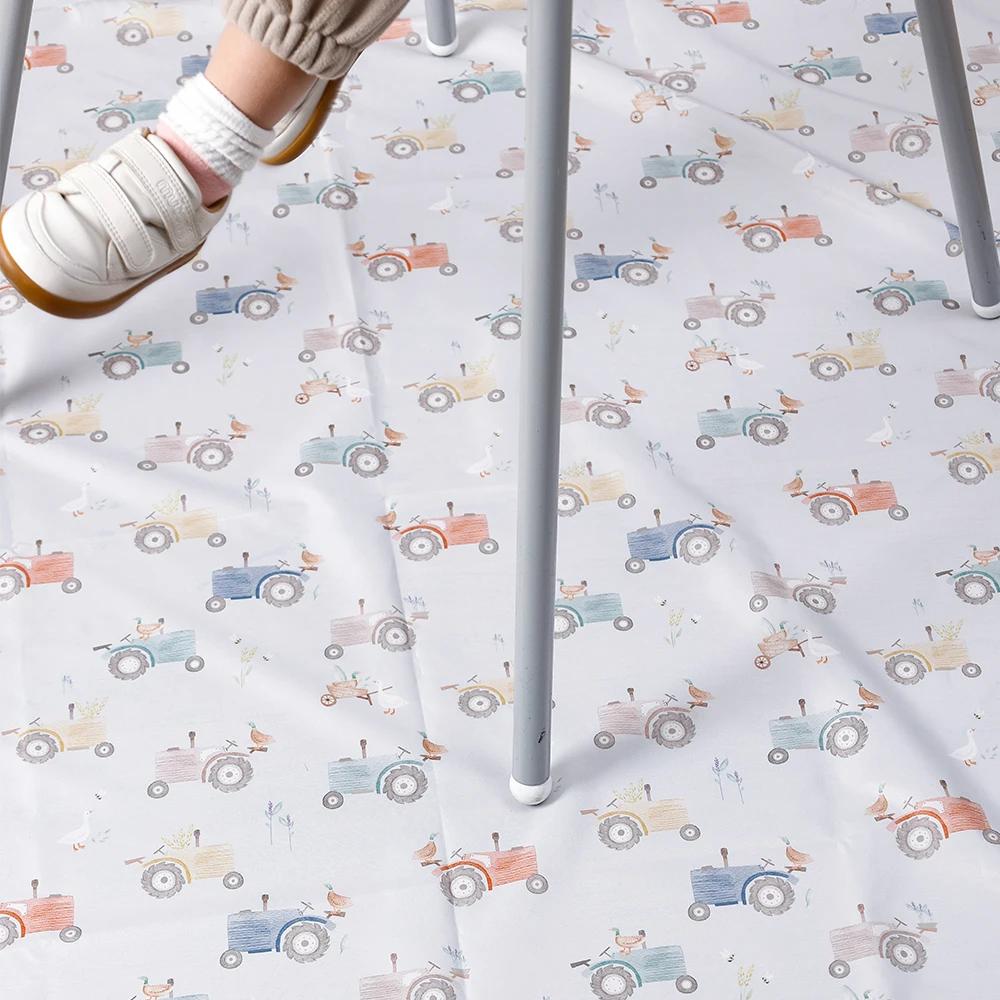 Elinfant 1 Pc bébé chaise haute Splat tapis Portable bébé salle à manger chaise tapis imperméable an