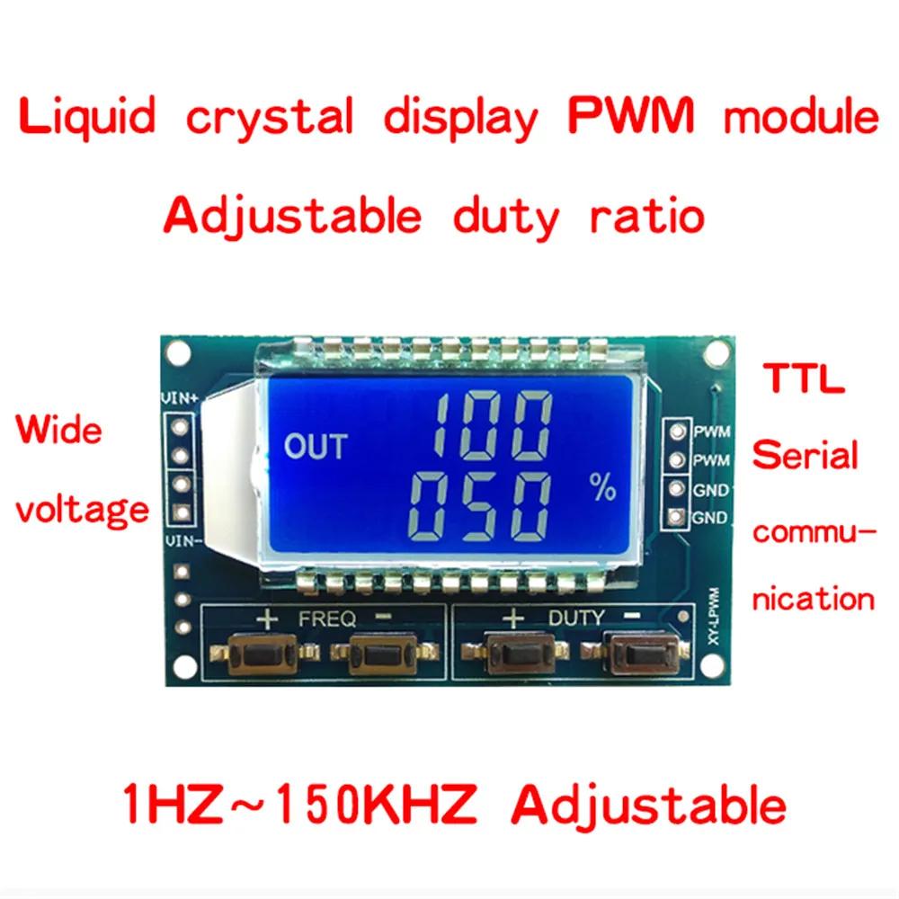 Générateur de Signal double Mode DC 3.3V-30V, 1 canal, 1Hz-150KHz, onde carrée, LCD, PWM, fréquence