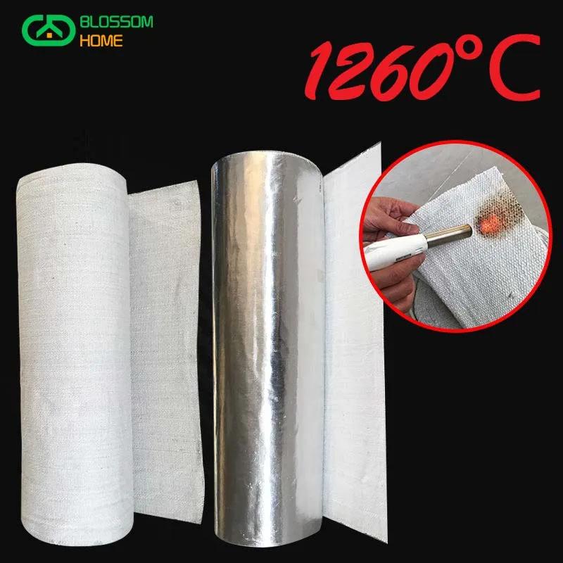 Tissu de protection ignifuge en Fiber de céramique, fil de Nickel résistant aux hautes températures,