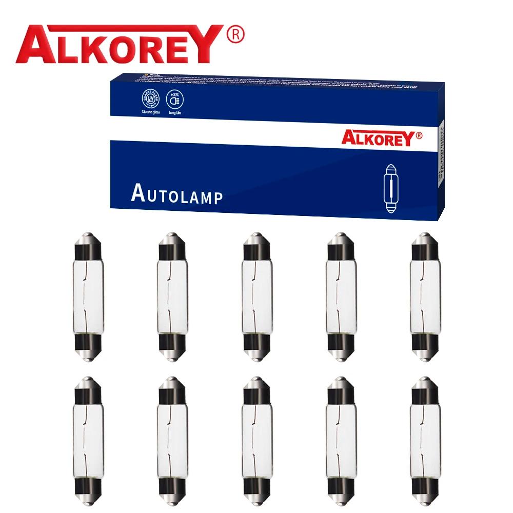 Alkorey-Ampoules halogènes pour voiture, lampe de signalisation, lumière feston, intérieur automatiq