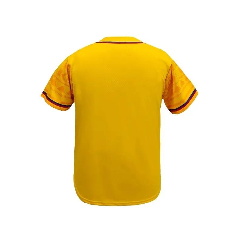 Maillot de baseball colombie brodé pour hommes, chemise athlétique respirante et coupe ample pour je