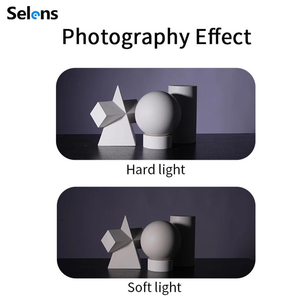 Selens Flash lumière Silicone diffuseur de lumière sphère en caoutchouc Flash pour Canon Nikon Yongn