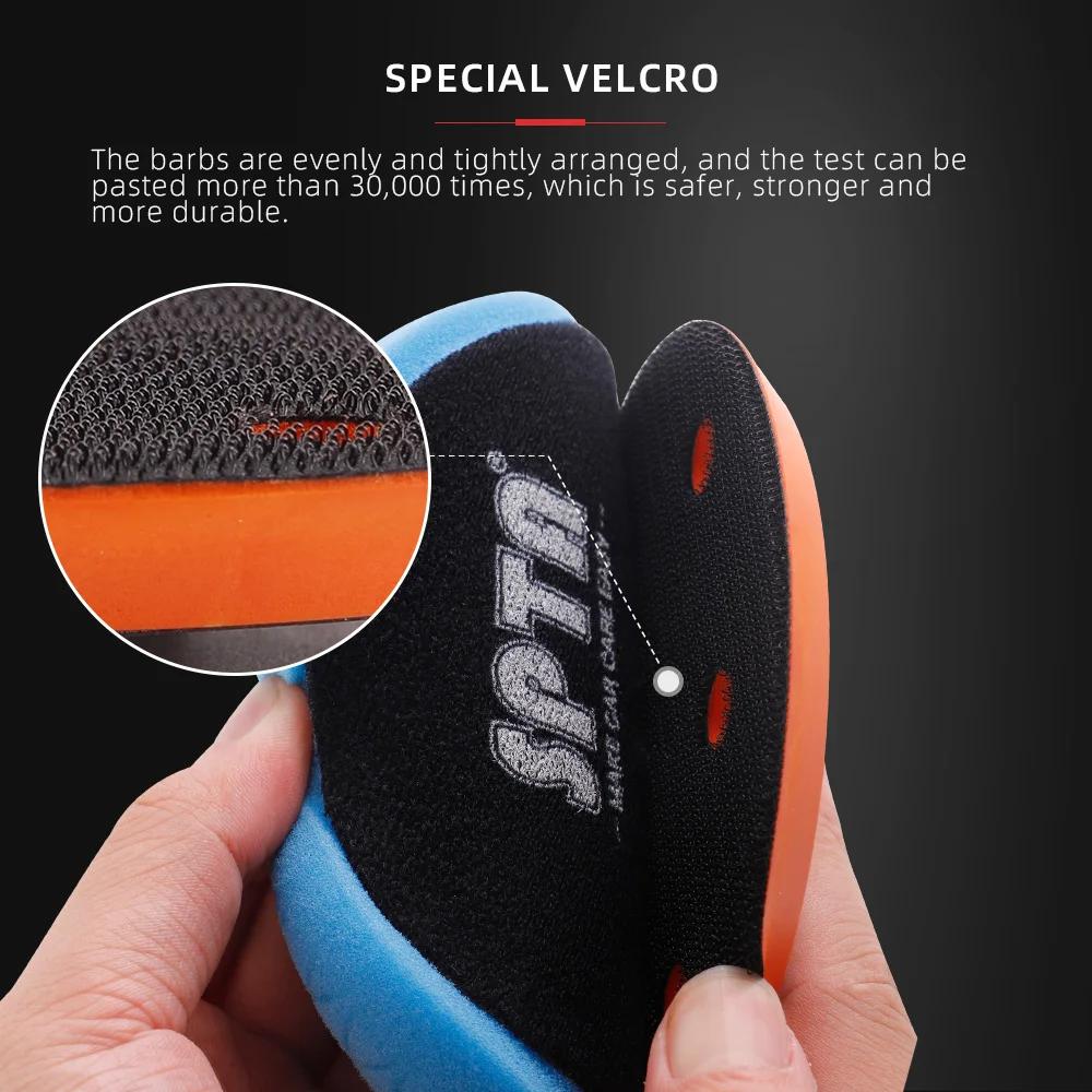 SPTA – plaque de support de support, 5 pouces/6 pouces, crochet et boucle pour ponceuse à Air, polis