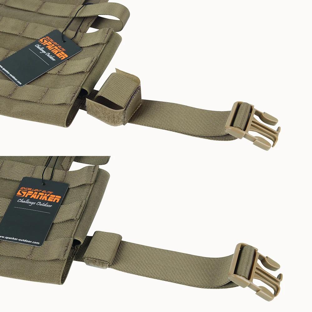 EXCELLENT ELITE SPANKER Gilets tactiques légers Porte-plaques Molle Gilet de protection léger pour A