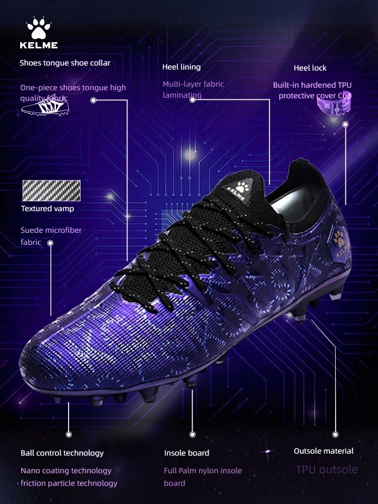 Chaussures de football à pointes courtes pour hommes - Souliers d'athlétisme professionnels respirants