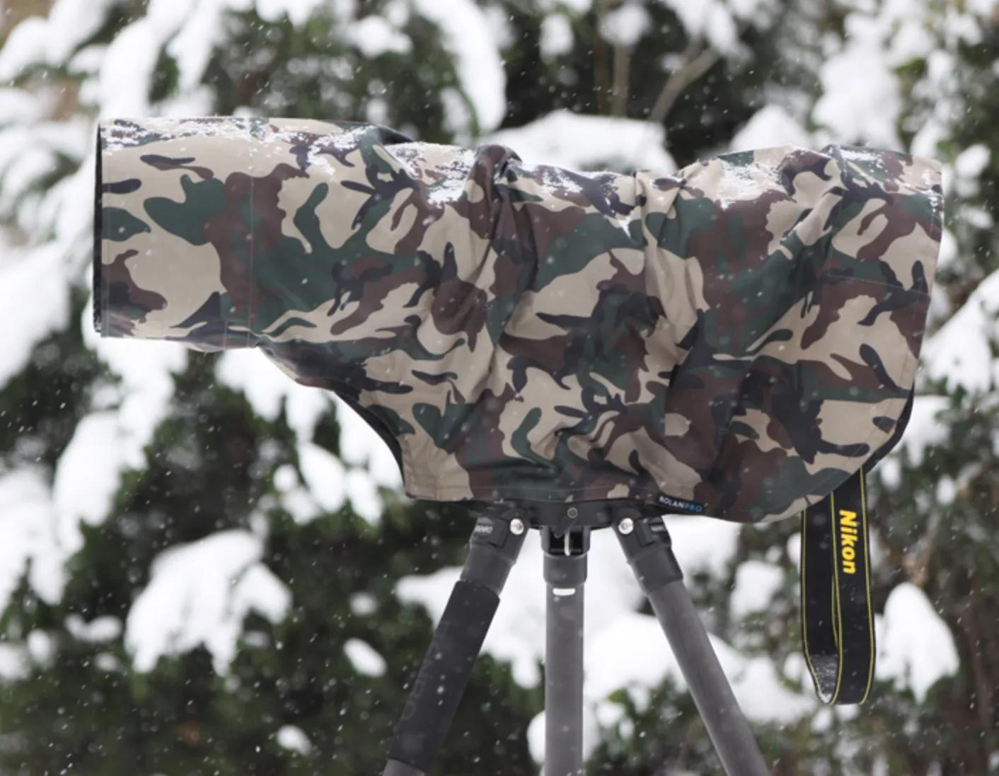 ROLANPRO XS housse de pluie imperméable pour Canon RF 100-500mm pour Sony 100-400mm manteau de pluie
