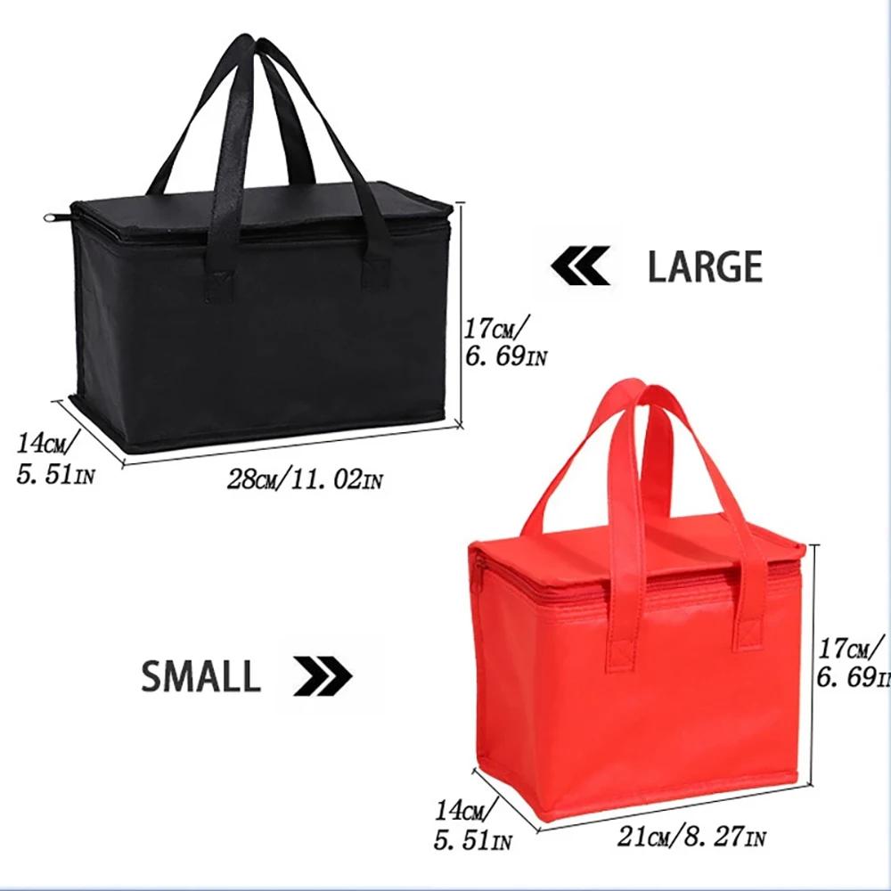 Sac isotherme portable pliable pour pique-nique, sac isotherme pour déjeuner, sac de glace pour alim