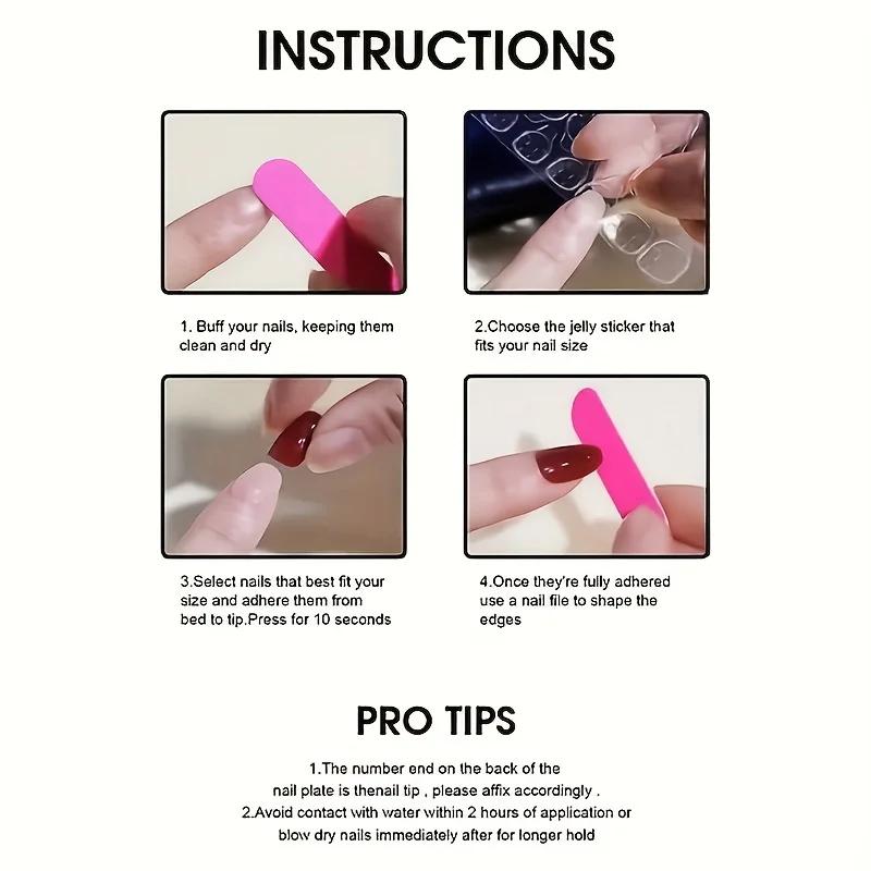 Faux ongles français haut de gamme en forme de cœur, nœud rose, faits à la main, patchs pour ongles