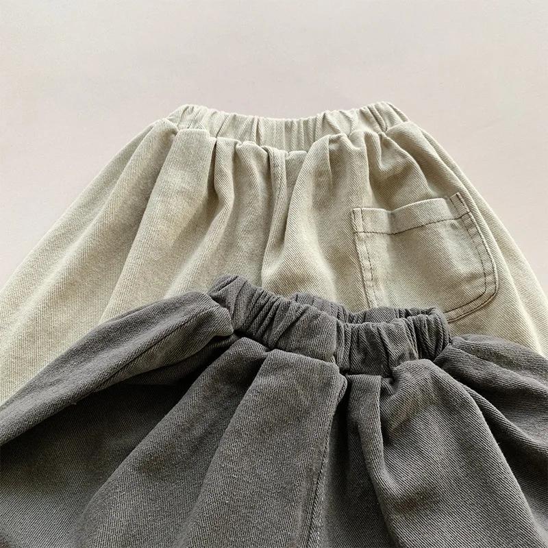 Pantalon sarouel à jambes larges pour enfants, vêtements décontractés pour bébés garçons et filles,