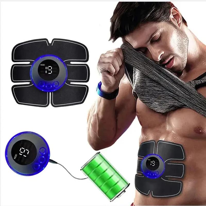 Stimulateur musculaire Abdominal Fitness ABS bras patchs d'entraînement Instrument d'exercice muscul