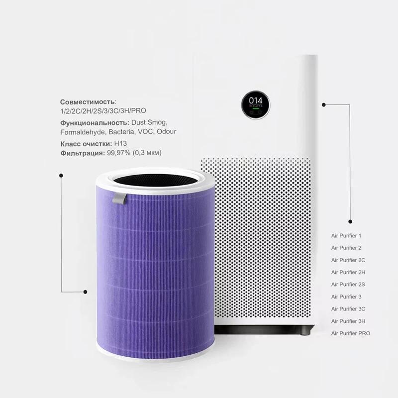 Filtre à Air pour Xiaomi Mi 1/2/2S/2C/2H/3/3C/3H, filtre purificateur d'air, charbon actif, filtre H