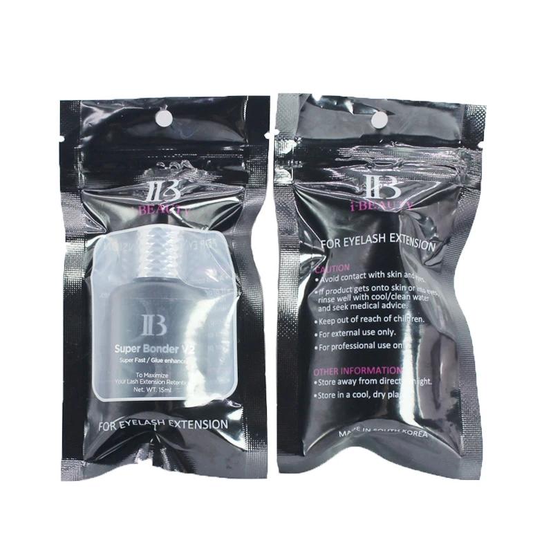 Agent de fixation de durcissement Transparent IB Super Bonder V2, 15ml, pour Extensions de cils, pri