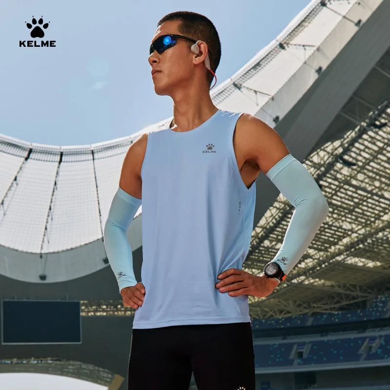 Gilet de course pour homme Kelme, gilet d'entraînement pour marathon, t-shirt de sport respirant, ha