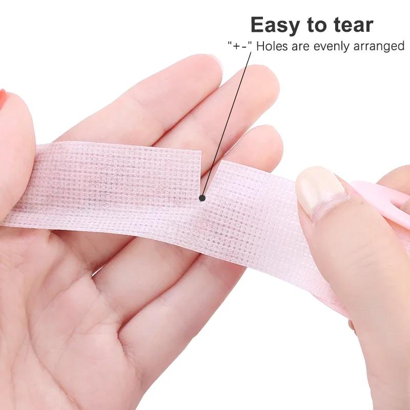 Bande de cils en Gel de Silicone, 5/10 pièces, Non tissé, résistant aux sensibles, patchs sous les y