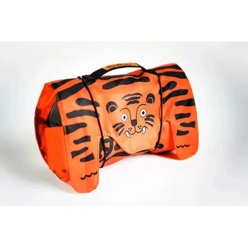 Sac à pinceaux de maquillage portable Kawaii, grande capacité, 4 en 1, poignées amovibles, animal mi