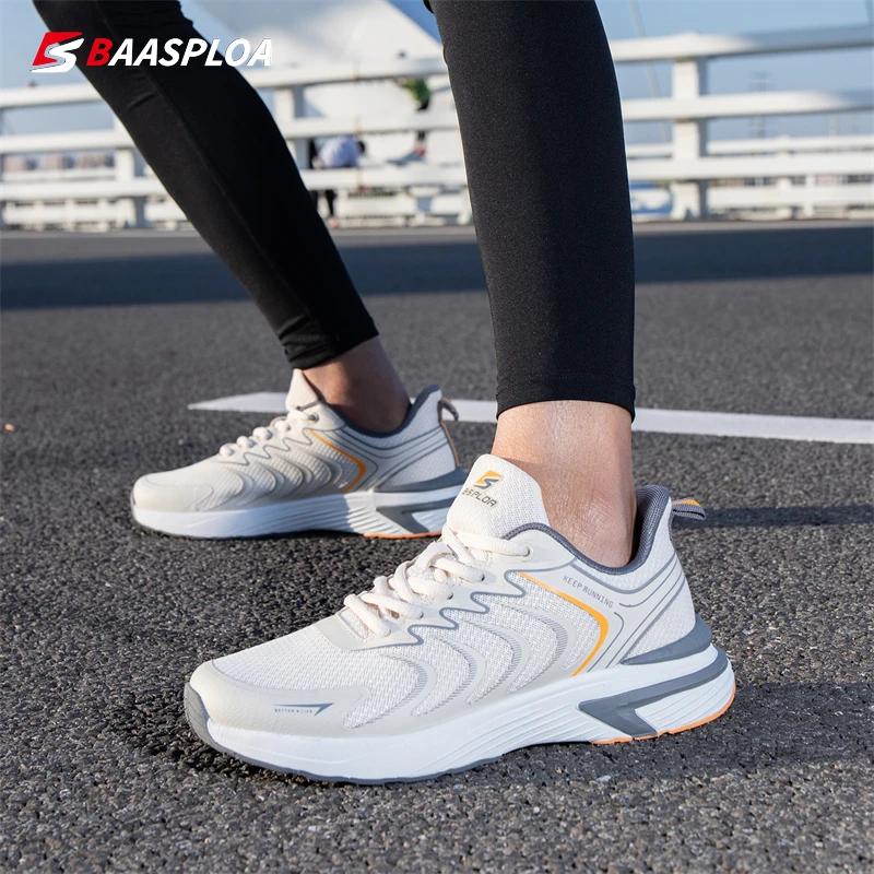 Chaussures de course Baasploa pour hommes - Légères, maille respirante, antidérapantes