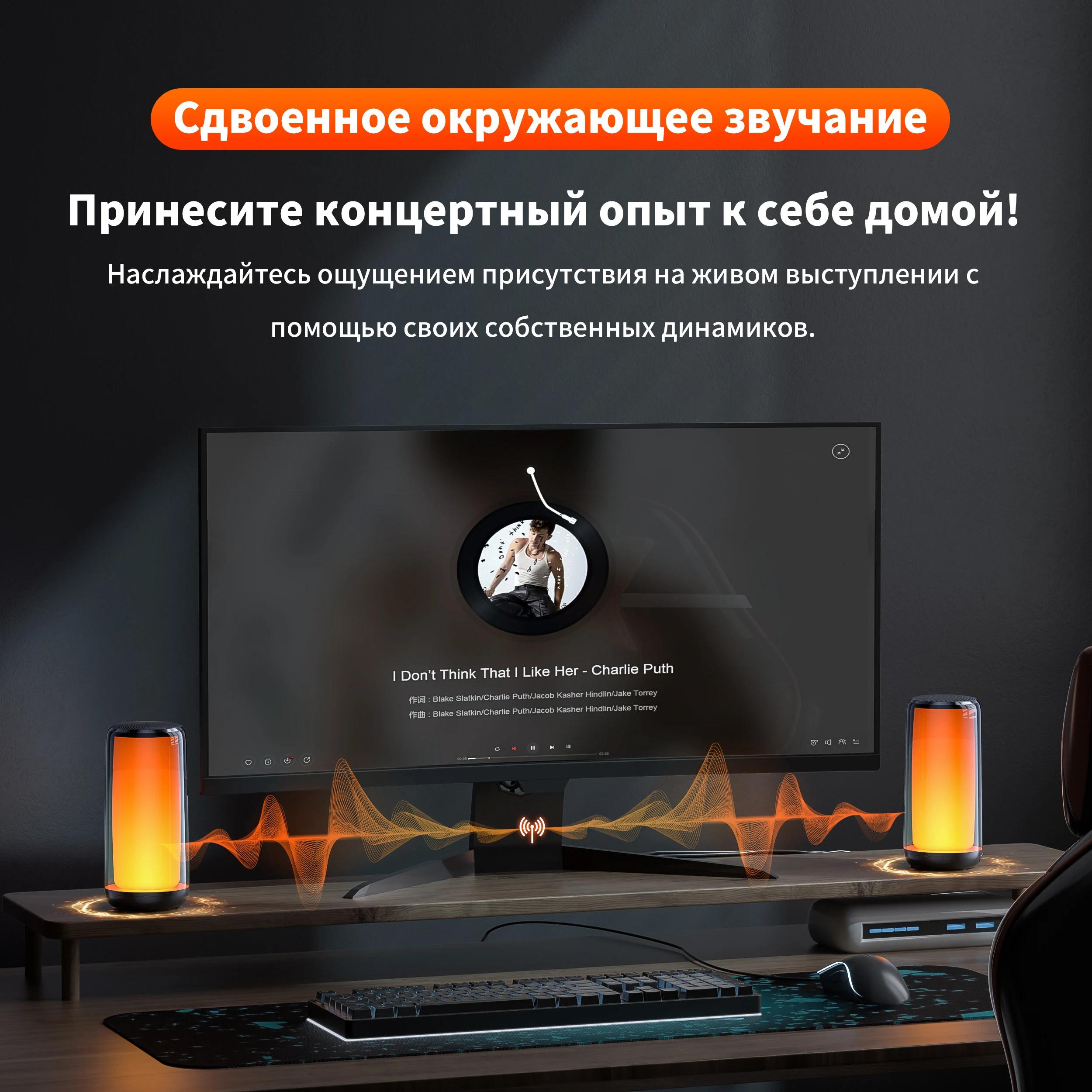 QERE Haut-parleur Bluetooth avec audio haute résolution 10 W, haut-parleur portable HiFi sans fil IP