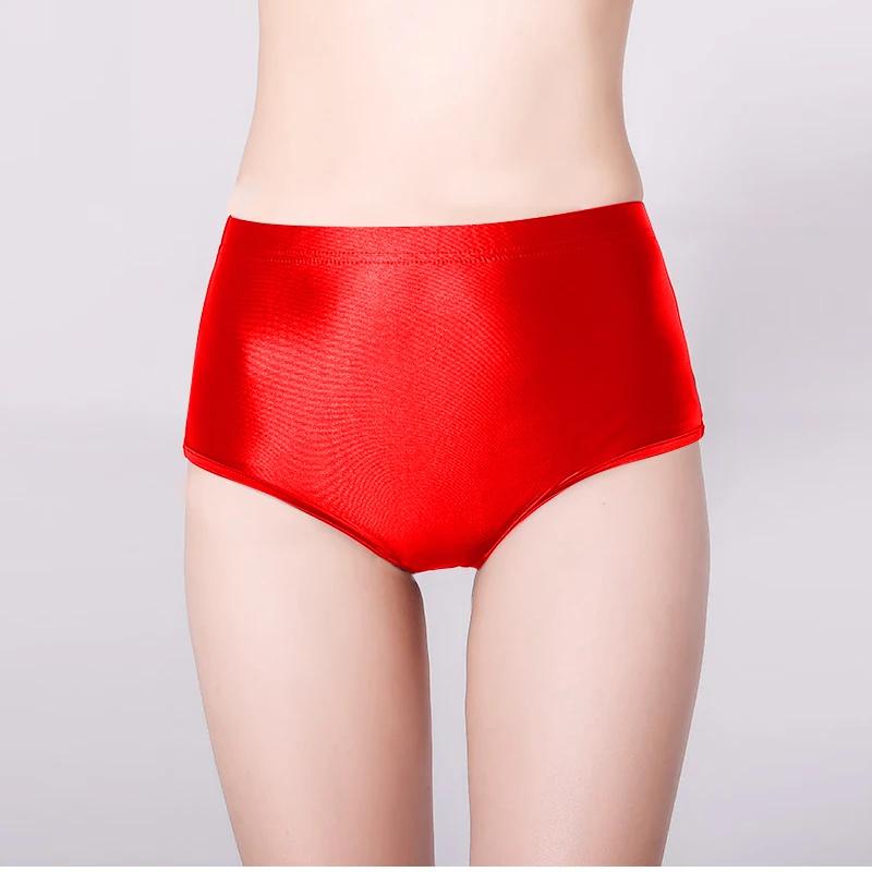 Short japonais satin brillant sans couture - Collant motard femme course entraînement
